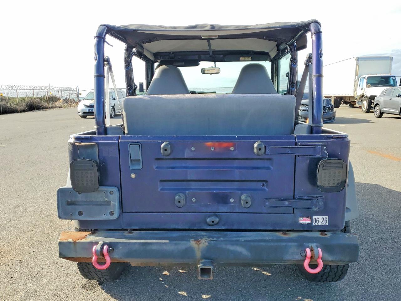 1998 Jeep Wrangler / Tj Se Purple vin: 1J4FY29P1WP764125