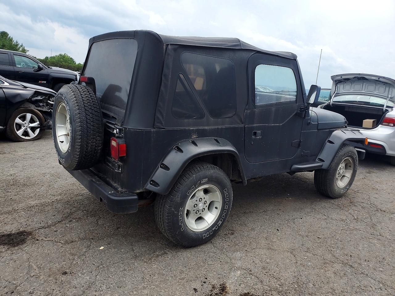 1998 Jeep Wrangler / Tj Se Черный vin: 1J4FY29P1WP803909