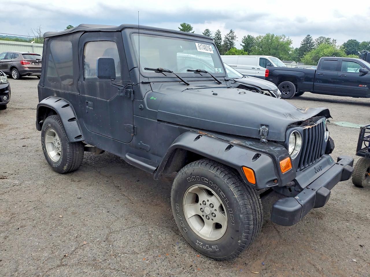 1998 Jeep Wrangler / Tj Se Черный vin: 1J4FY29P1WP803909