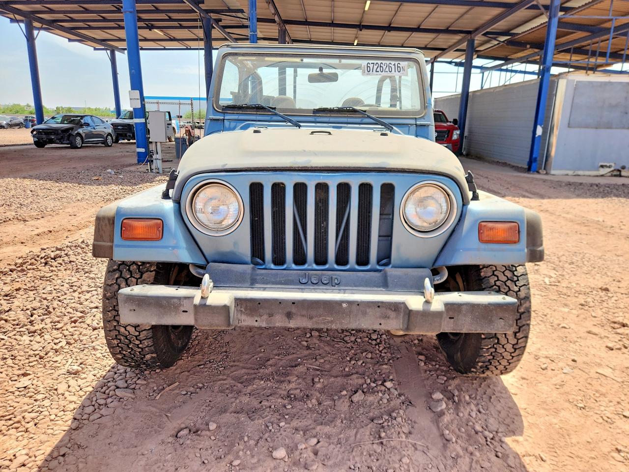 1999 Jeep Wrangler / Tj Se Blue vin: 1J4FY29P1XP421784