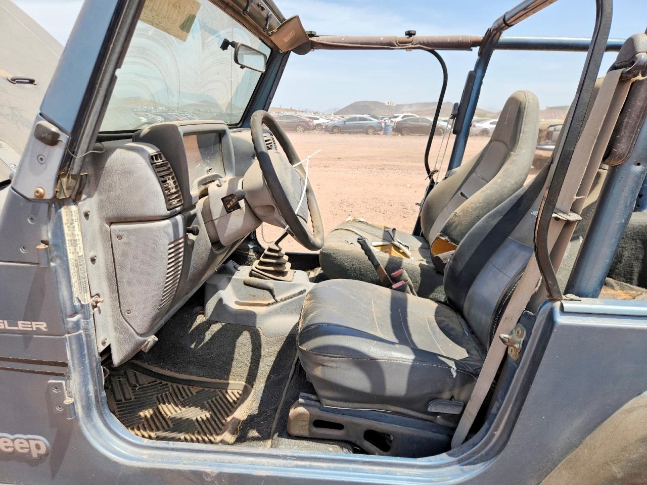 1999 Jeep Wrangler / Tj Se Blue vin: 1J4FY29P1XP421784