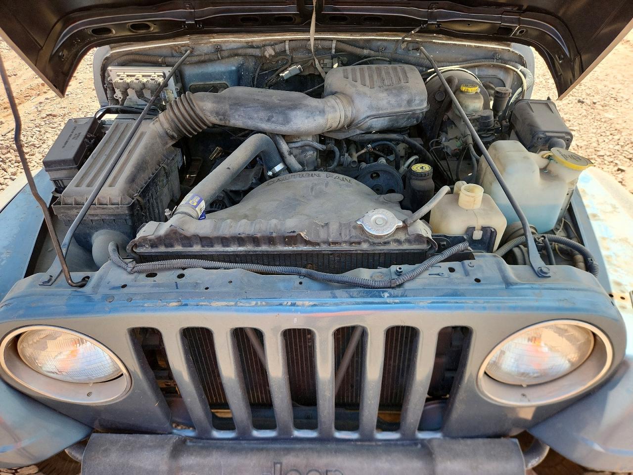1999 Jeep Wrangler / Tj Se Blue vin: 1J4FY29P1XP421784