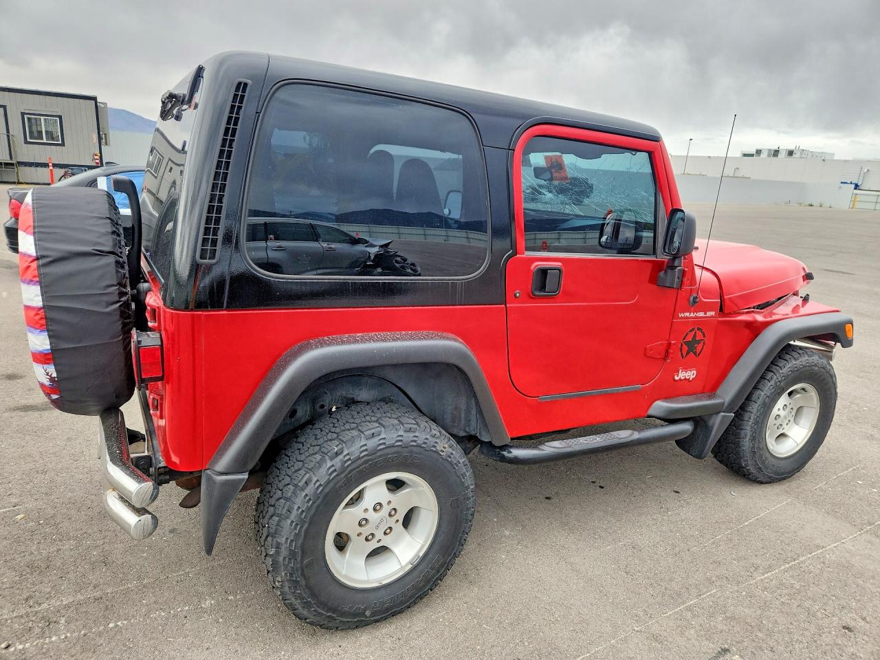 1997 Jeep Wrangler / Tj Se Красный vin: 1J4FY29P2VP471316