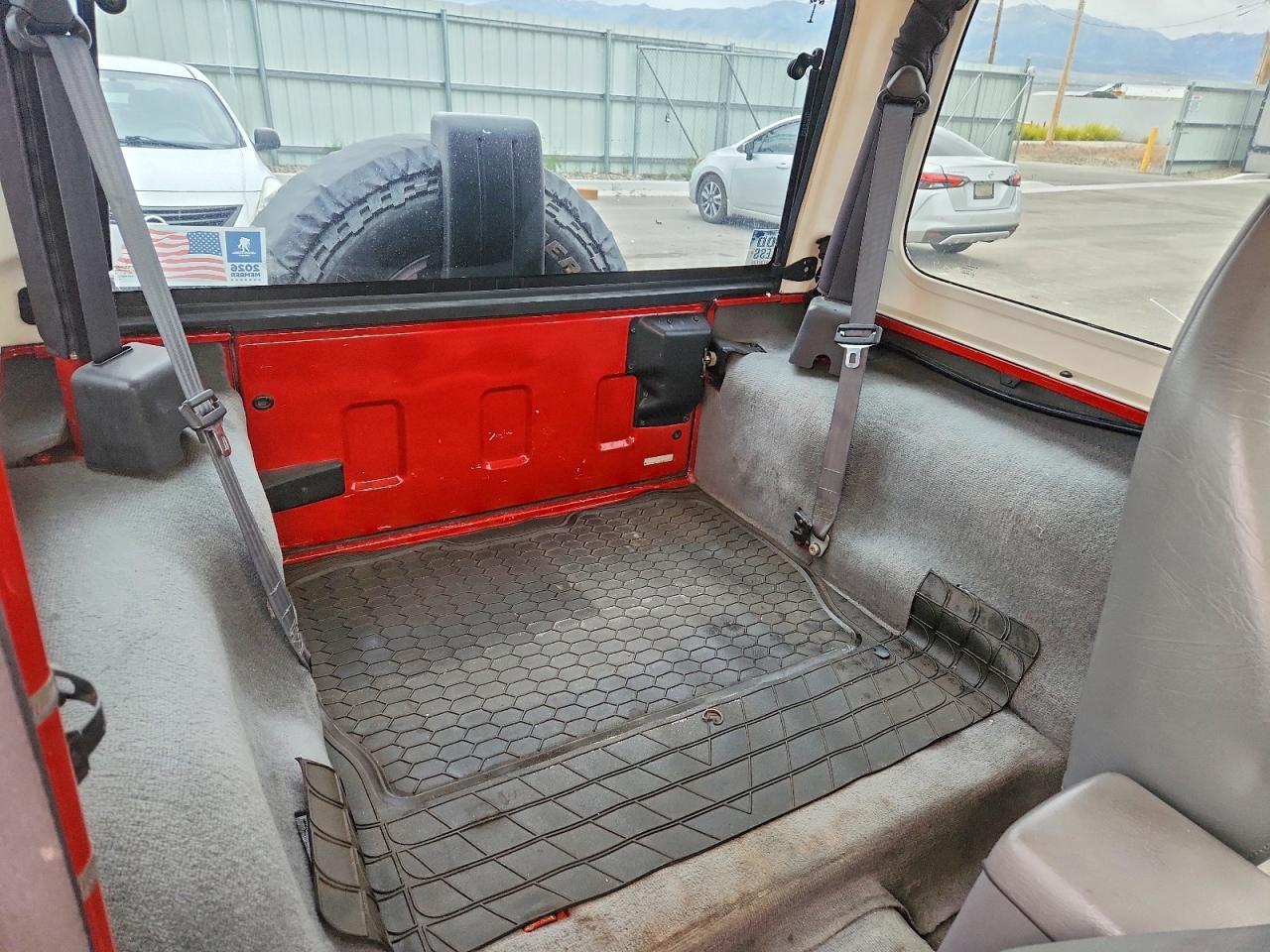 1997 Jeep Wrangler / Tj Se Красный vin: 1J4FY29P2VP471316