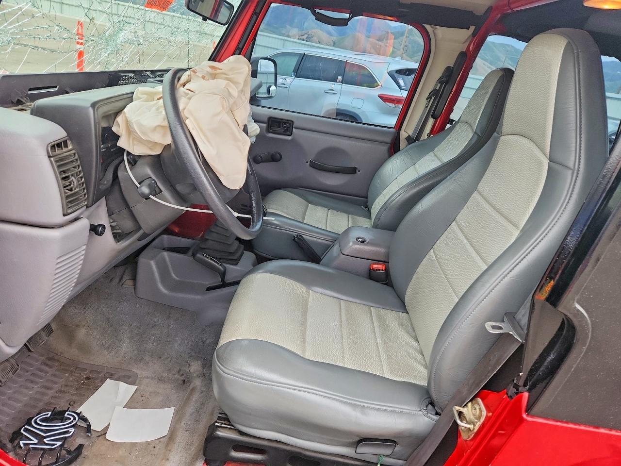 1997 Jeep Wrangler / Tj Se Красный vin: 1J4FY29P2VP471316