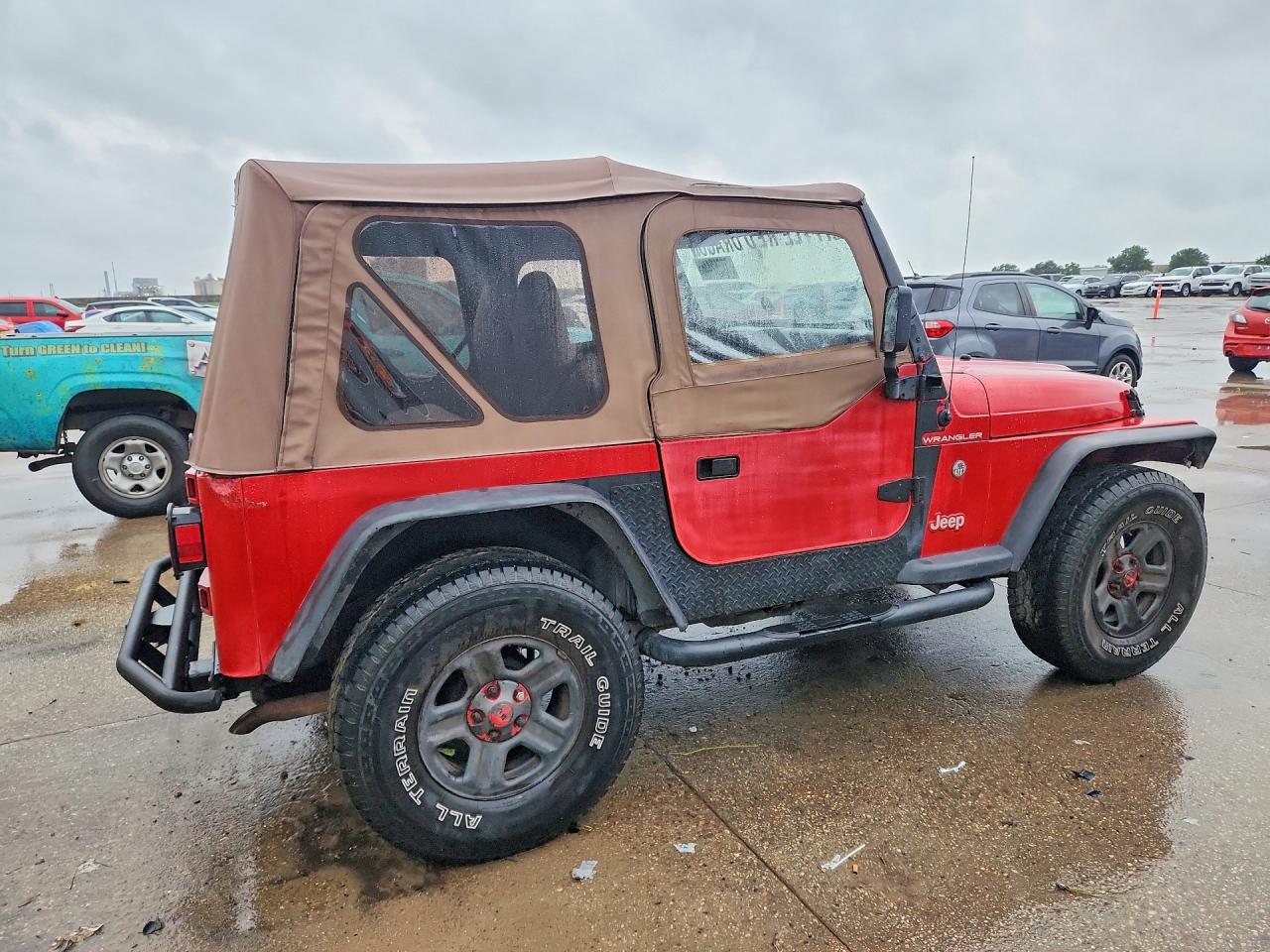 1998 Jeep Wrangler / Tj Se Red vin: 1J4FY29P2WP764165