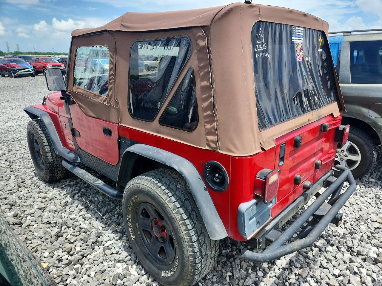 1998 Jeep Wrangler / Tj Se Red vin: 1J4FY29P2WP764165