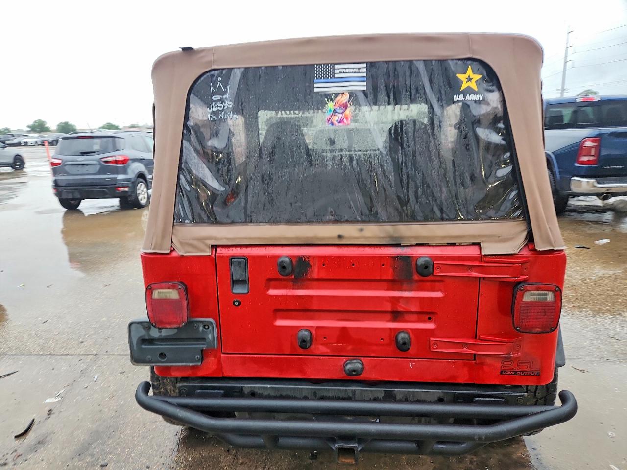1998 Jeep Wrangler / Tj Se Red vin: 1J4FY29P2WP764165
