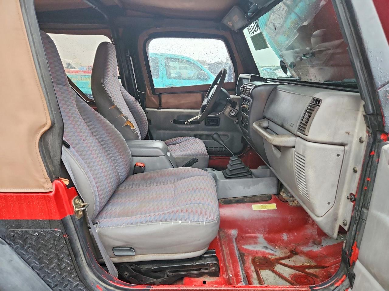 1998 Jeep Wrangler / Tj Se Red vin: 1J4FY29P2WP764165