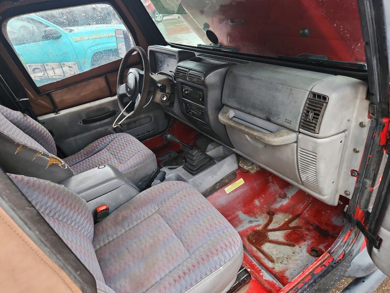 1998 Jeep Wrangler / Tj Se Red vin: 1J4FY29P2WP764165
