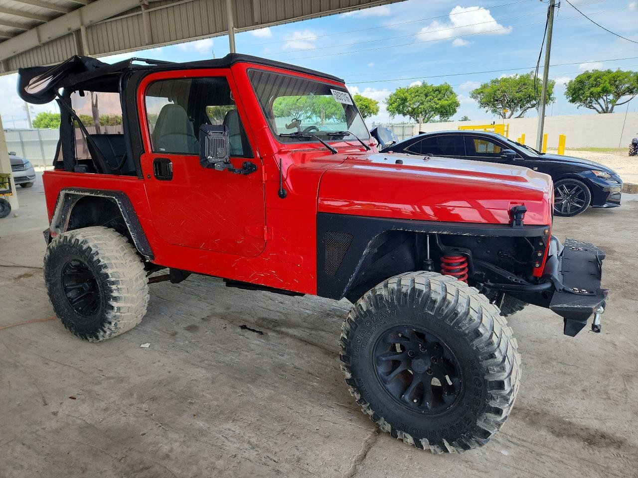 1999 Jeep Wrangler / Tj Se Red vin: 1J4FY29P2XP400264