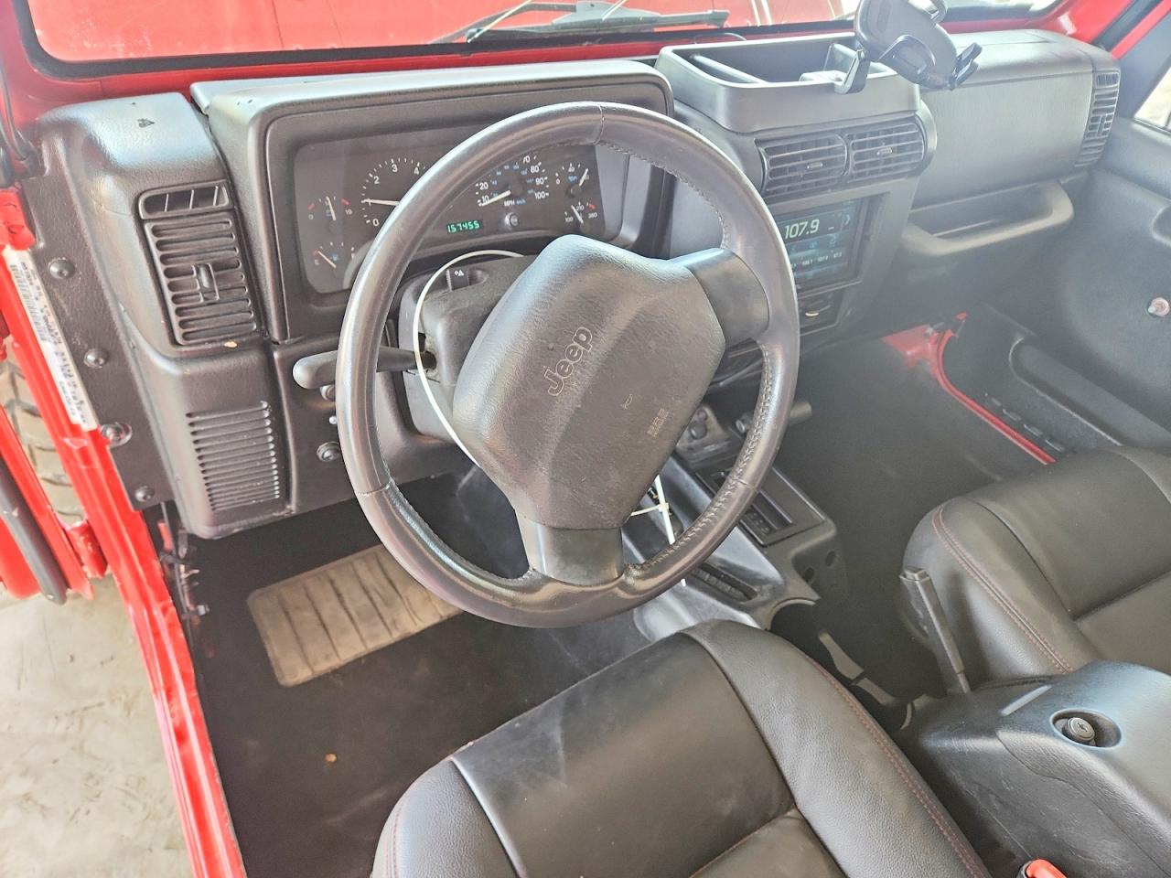 1999 Jeep Wrangler / Tj Se Red vin: 1J4FY29P2XP400264