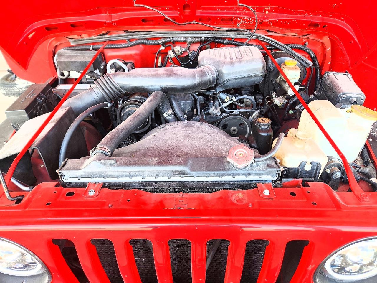 1999 Jeep Wrangler / Tj Se Red vin: 1J4FY29P2XP400264