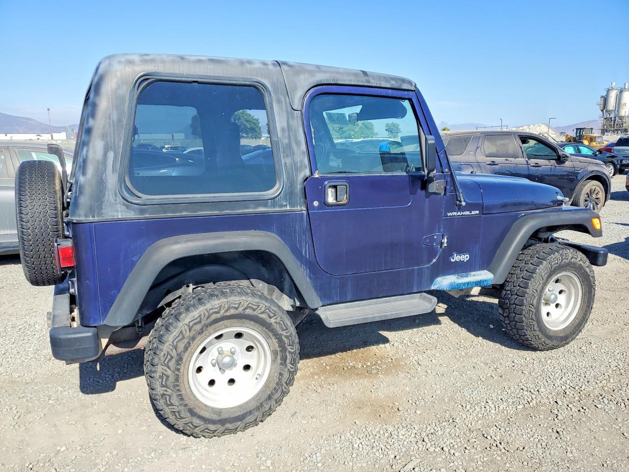1999 Jeep Wrangler Blue vin: 1J4FY29P2XP472503