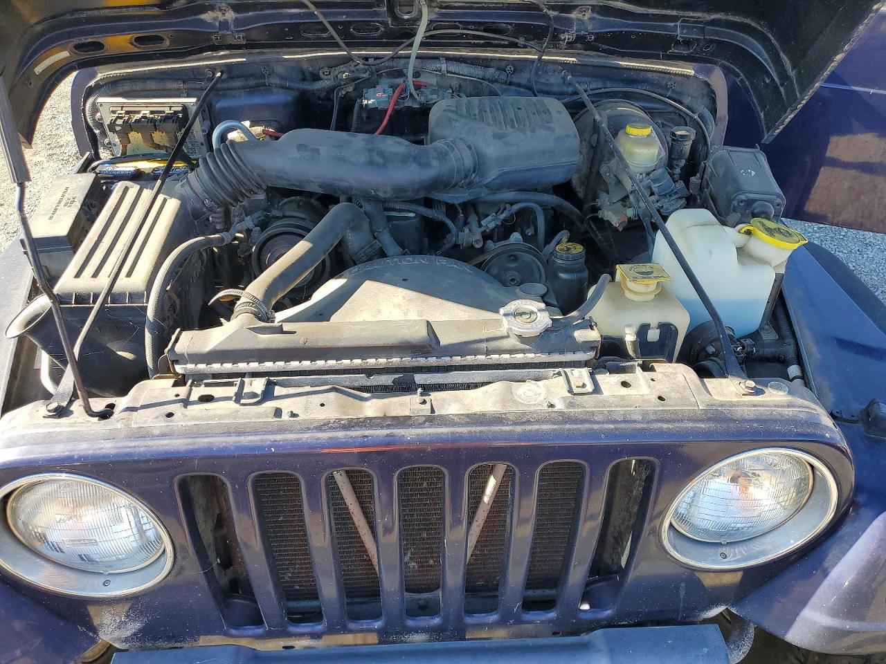 1999 Jeep Wrangler Blue vin: 1J4FY29P2XP472503