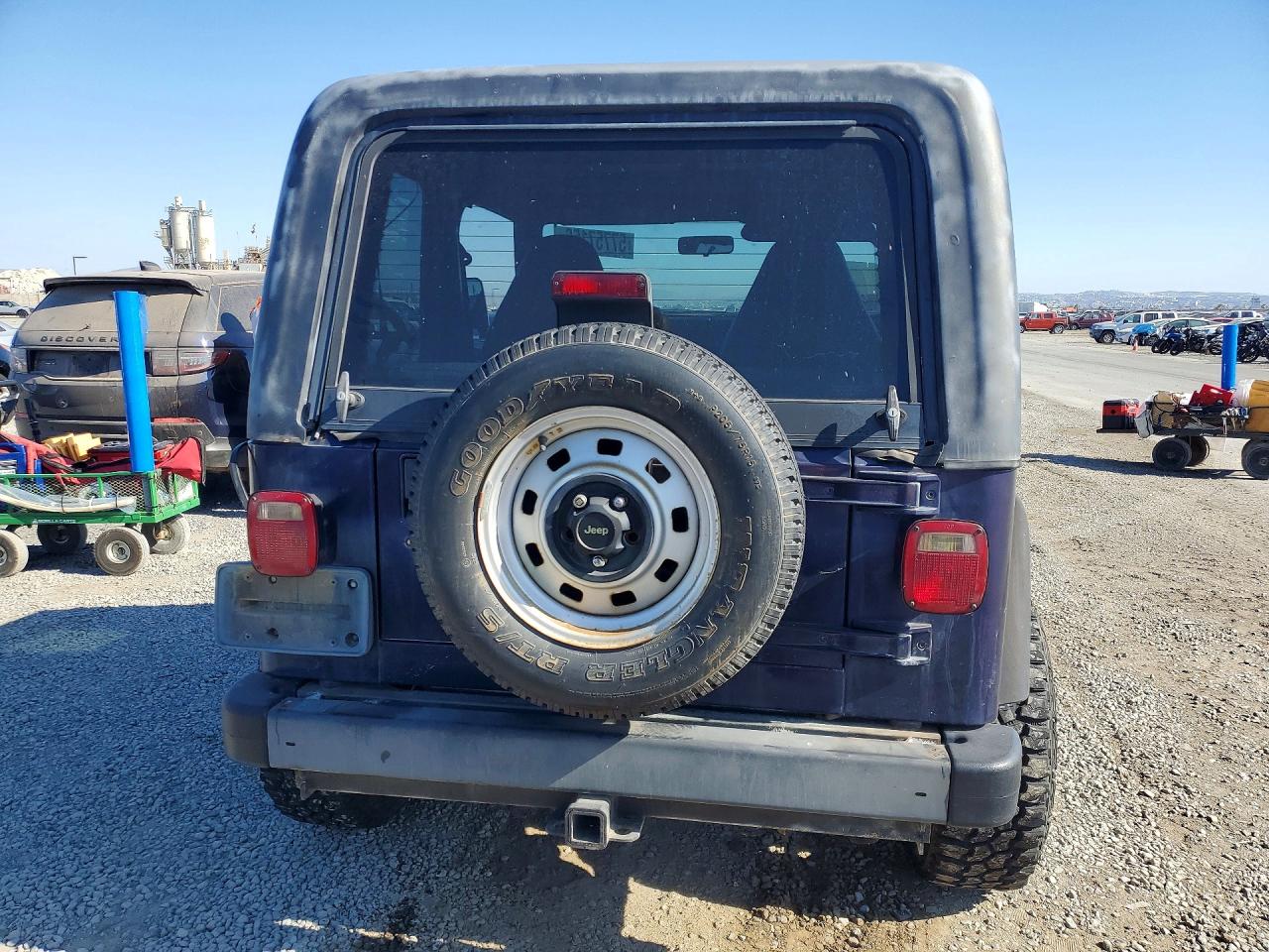 1999 Jeep Wrangler Blue vin: 1J4FY29P2XP472503