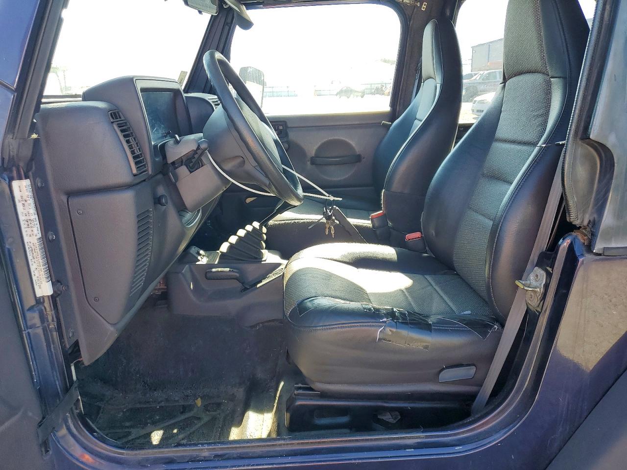 1999 Jeep Wrangler Blue vin: 1J4FY29P2XP472503