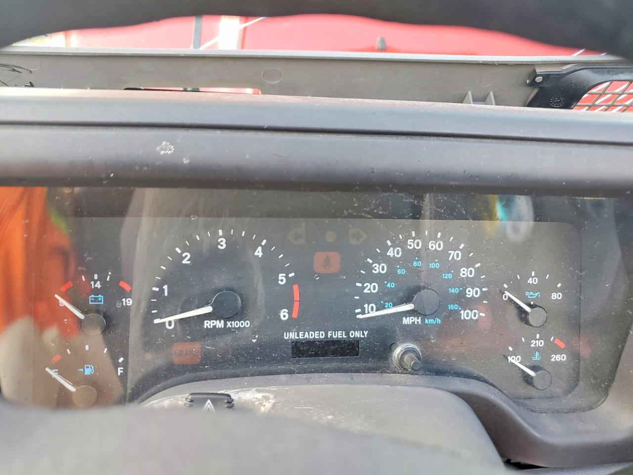 1997 Jeep Wrangler / Tj Se Red vin: 1J4FY29P3VP401758