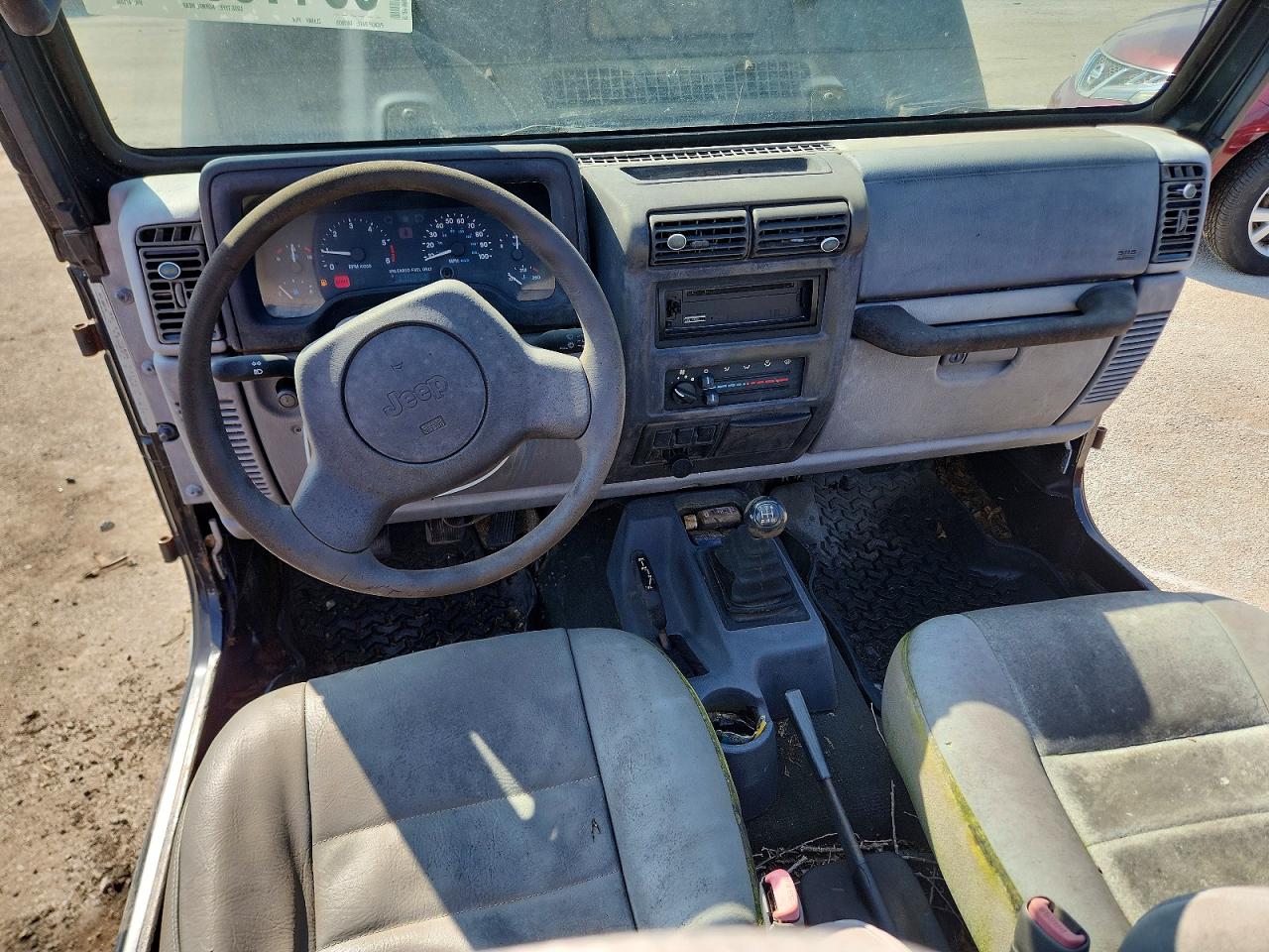 1997 Jeep Wrangler / Tj Se Black vin: 1J4FY29P3VP471356