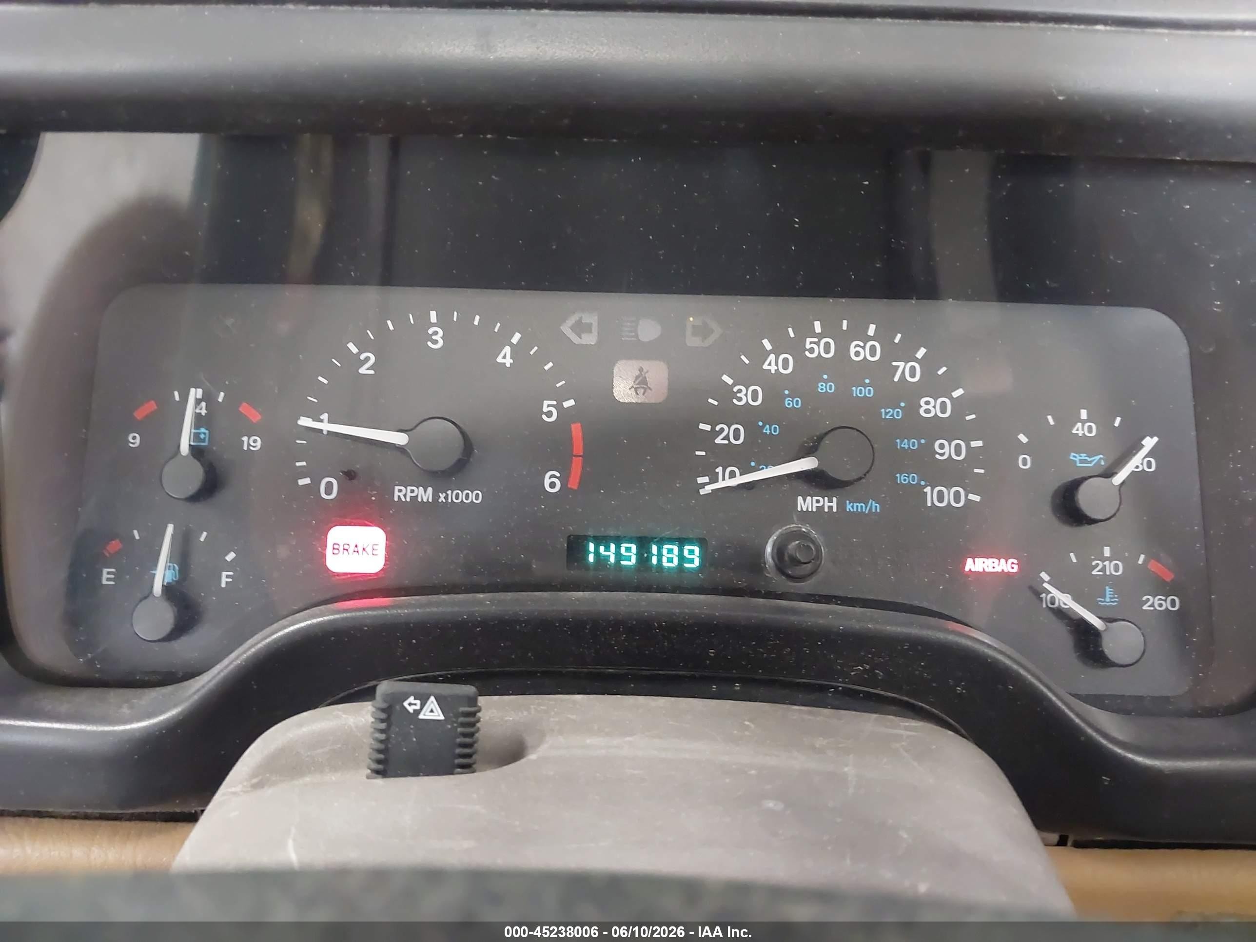 1998 Jeep Wrangler Se Red vin: 1J4FY29P4WP732558