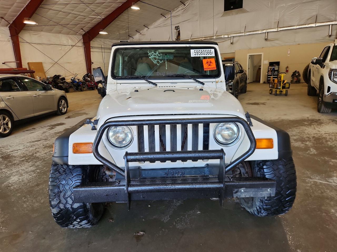1998 Jeep Wrangler / Tj Se Белый vin: 1J4FY29P4WP756956
