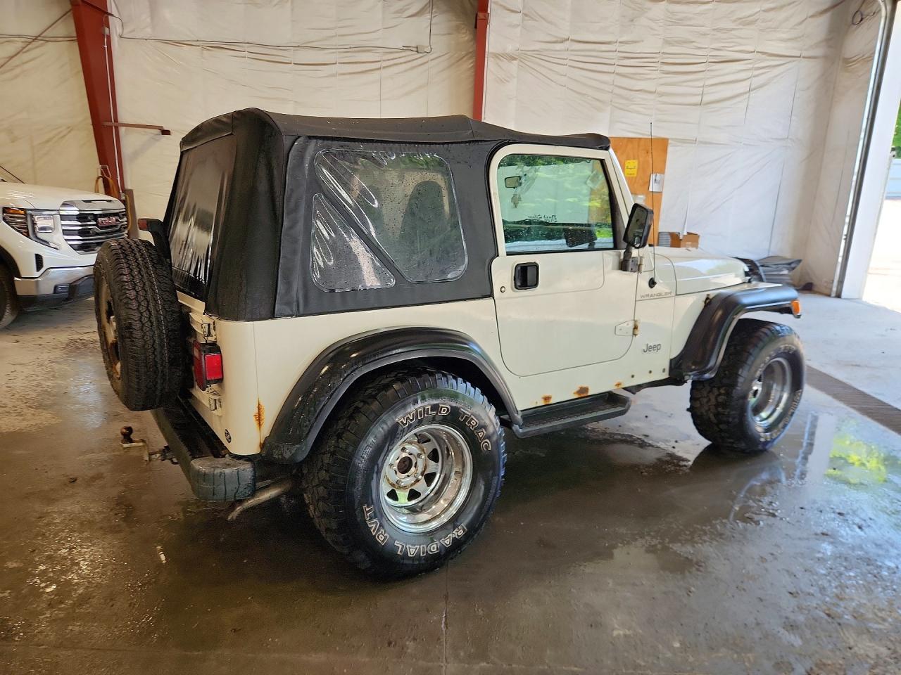 1998 Jeep Wrangler / Tj Se Белый vin: 1J4FY29P4WP756956