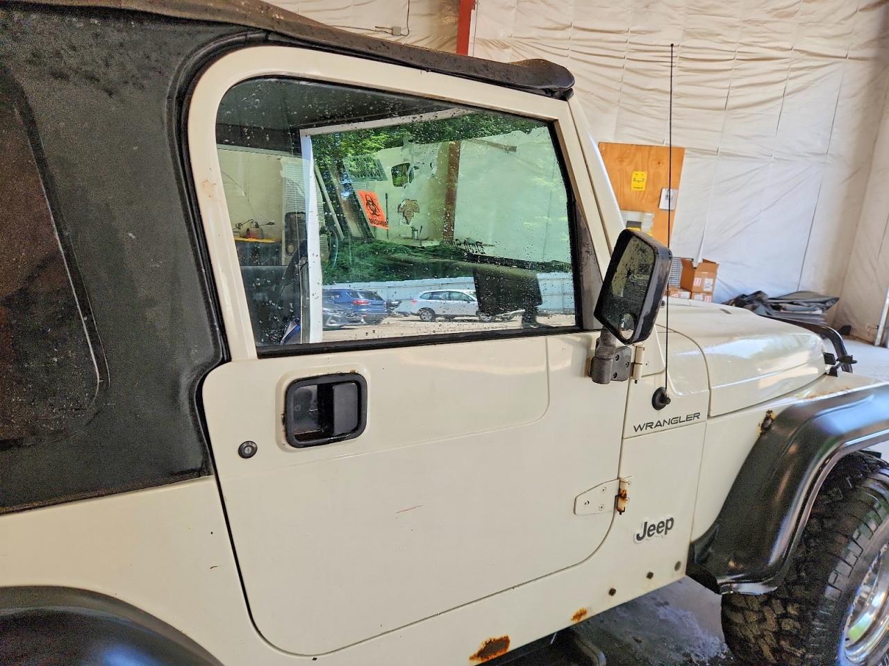 1998 Jeep Wrangler / Tj Se Белый vin: 1J4FY29P4WP756956