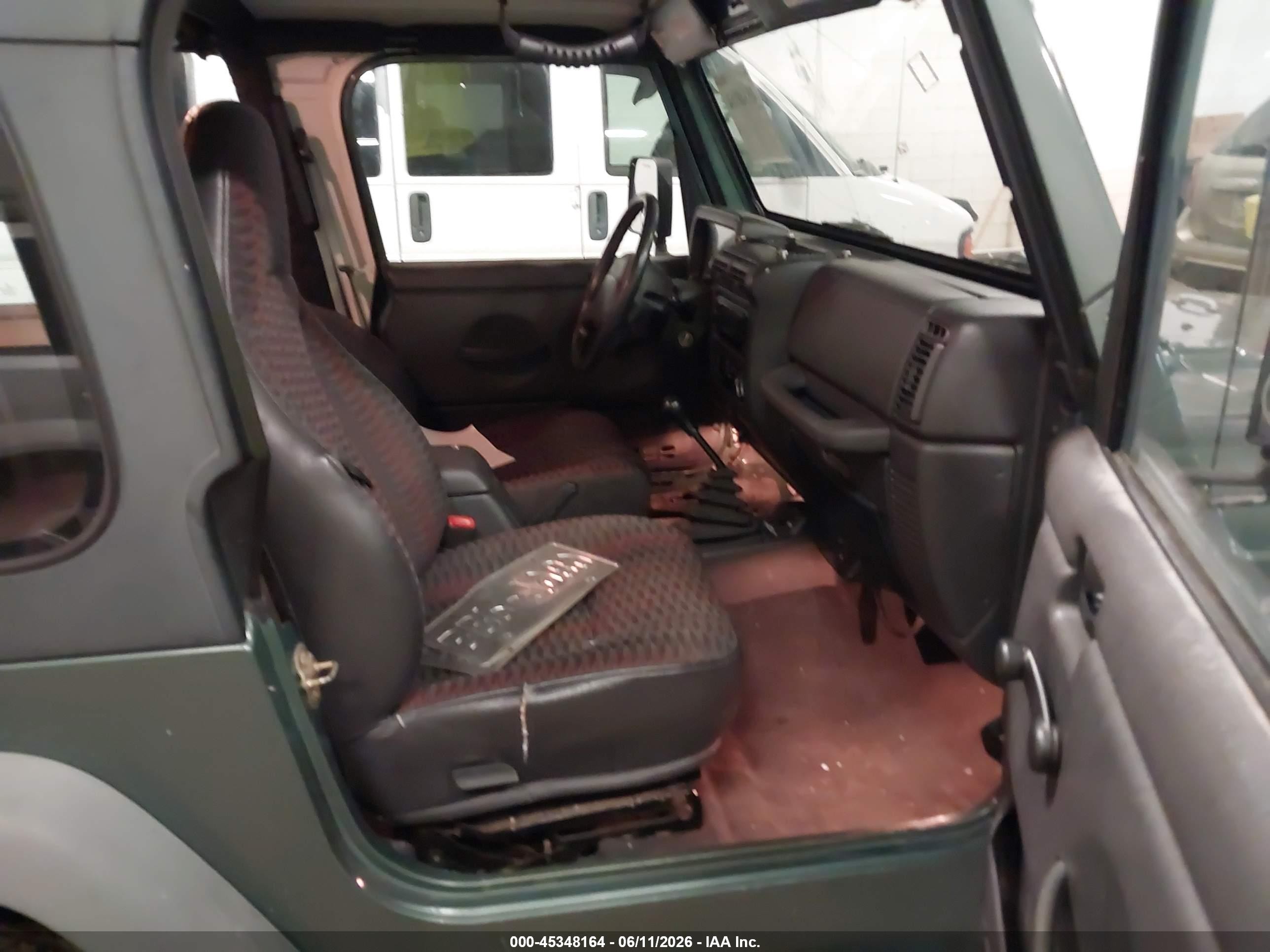 1999 Jeep Wrangler Se Green vin: 1J4FY29P4XP407121