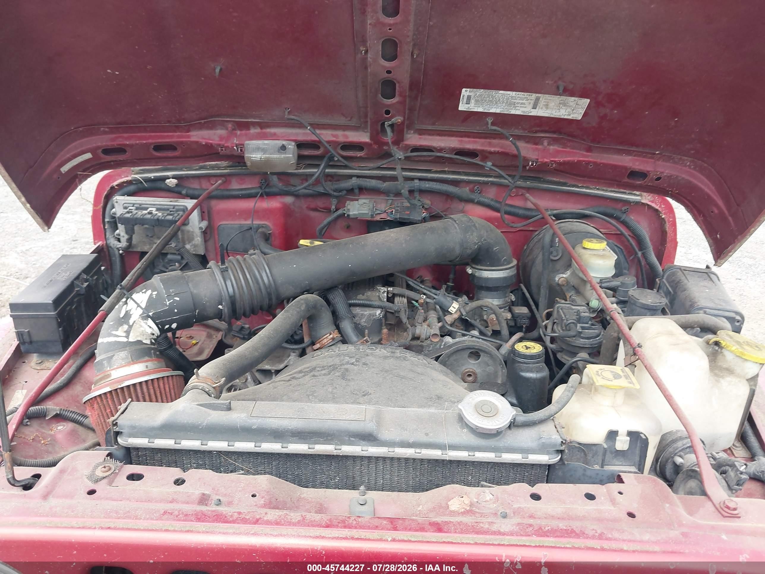 1999 Jeep Wrangler Se Red vin: 1J4FY29P4XP408155