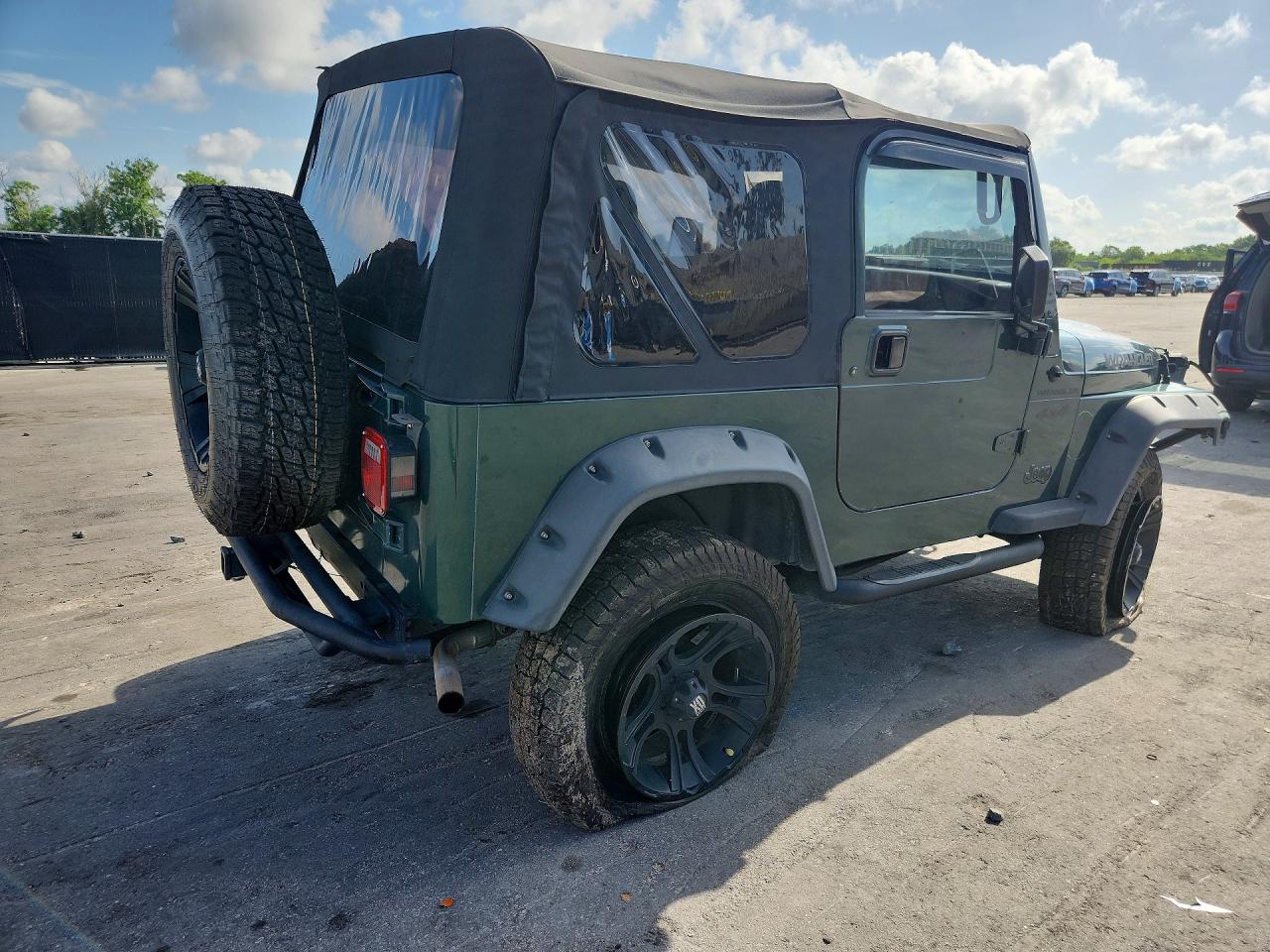 1999 Jeep Wrangler / Tj Se Green vin: 1J4FY29P4XP460448
