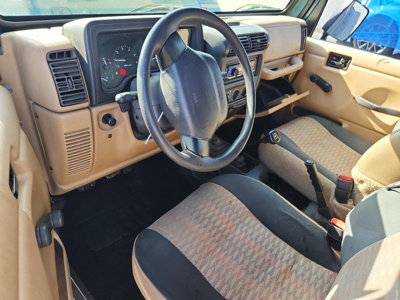 1999 Jeep Wrangler / Tj Se Green vin: 1J4FY29P4XP460448