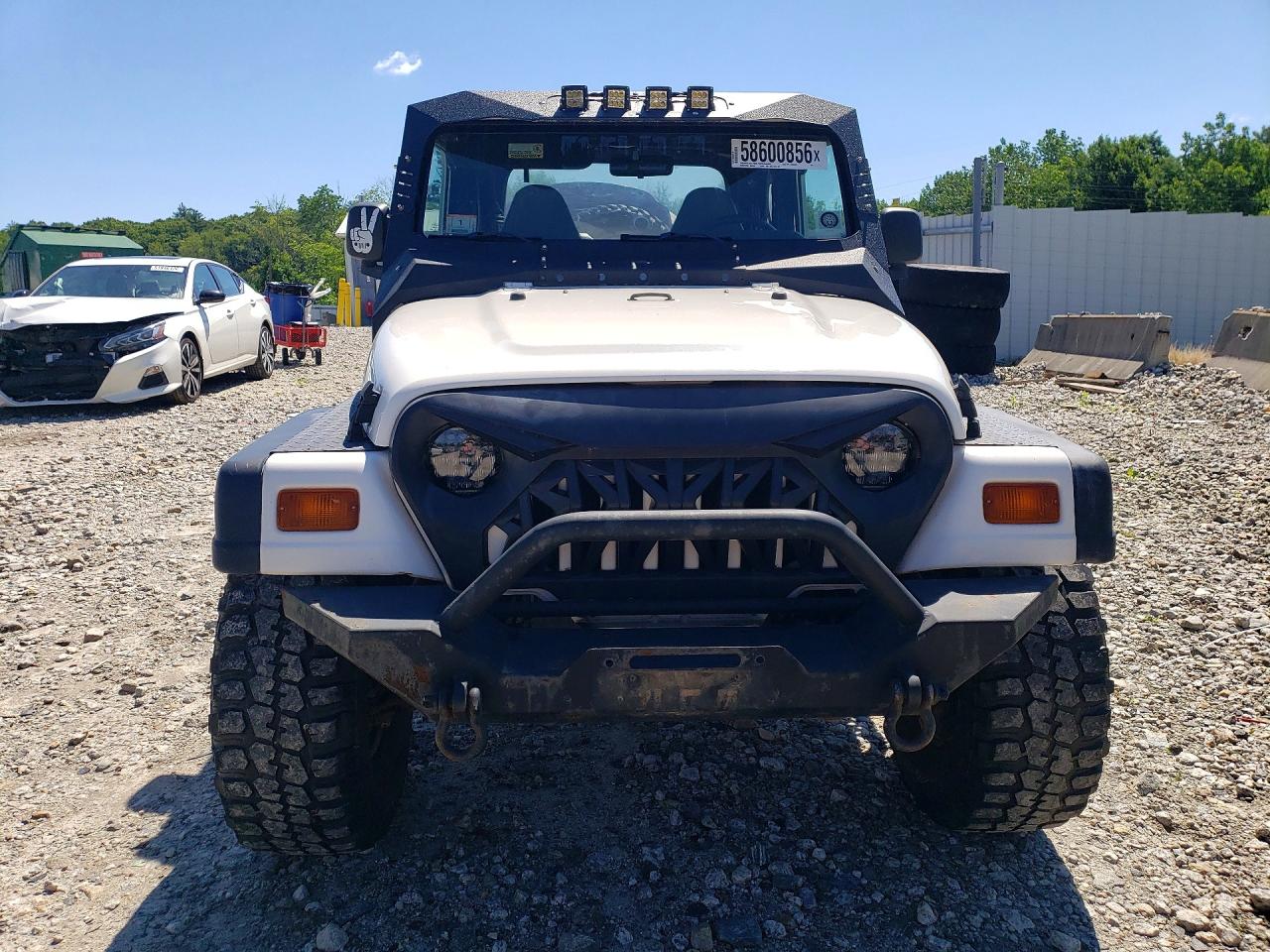 1998 Jeep Wrangler White vin: 1J4FY29P5WP765620