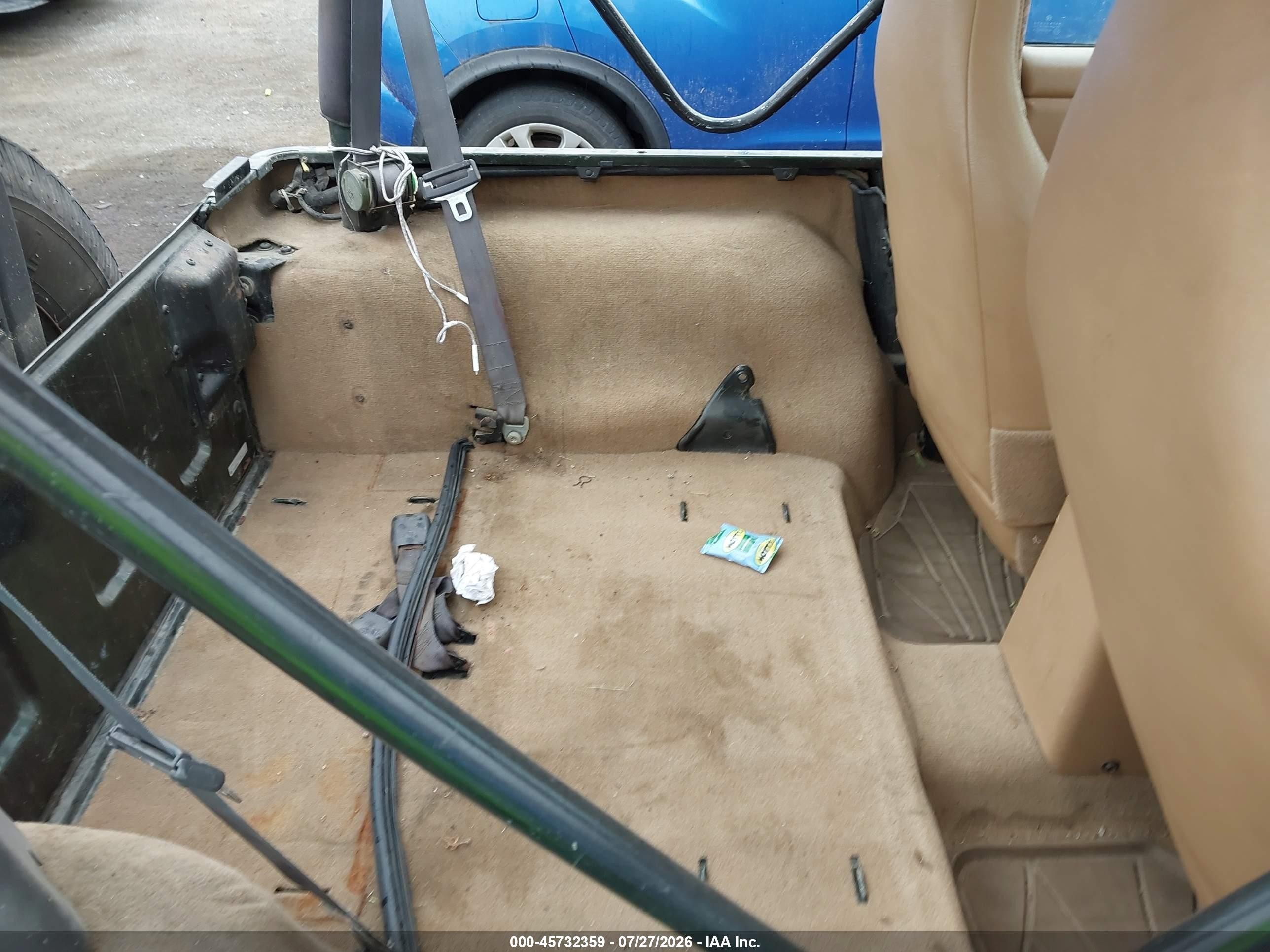 1998 Jeep Wrangler Se Green vin: 1J4FY29P5WP783499