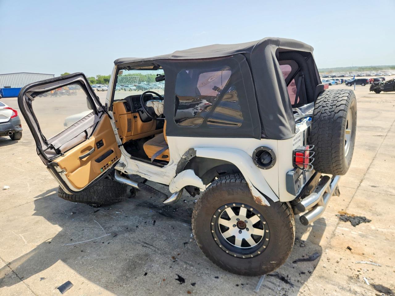 1997 Jeep Wrangler / Tj Se White vin: 1J4FY29P6VP440618