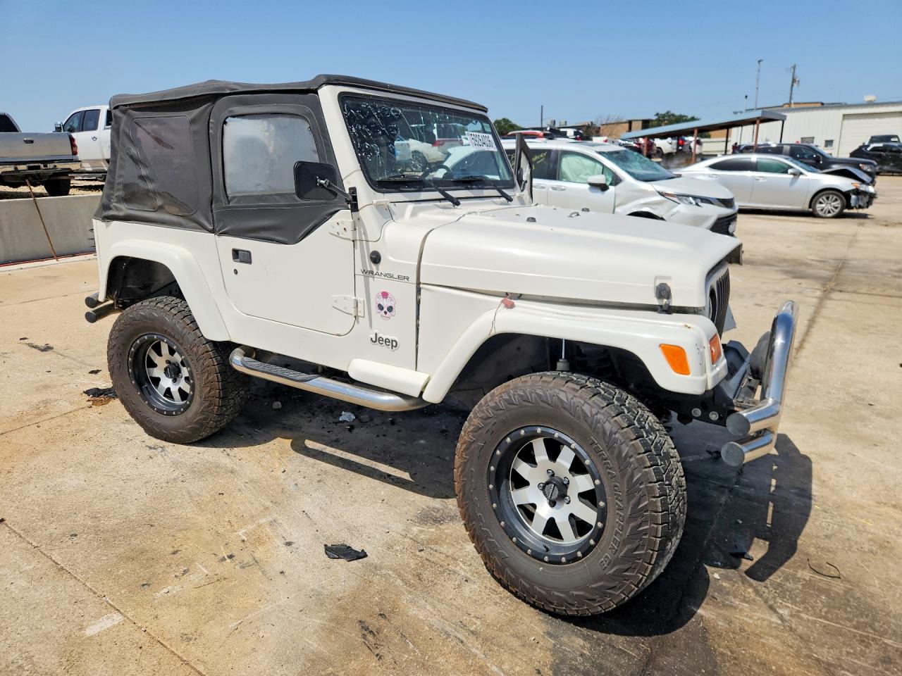 1997 Jeep Wrangler / Tj Se White vin: 1J4FY29P6VP440618