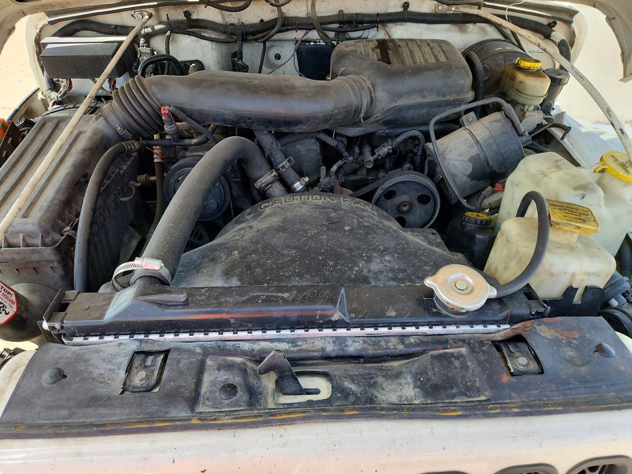 1997 Jeep Wrangler / Tj Se White vin: 1J4FY29P6VP440618