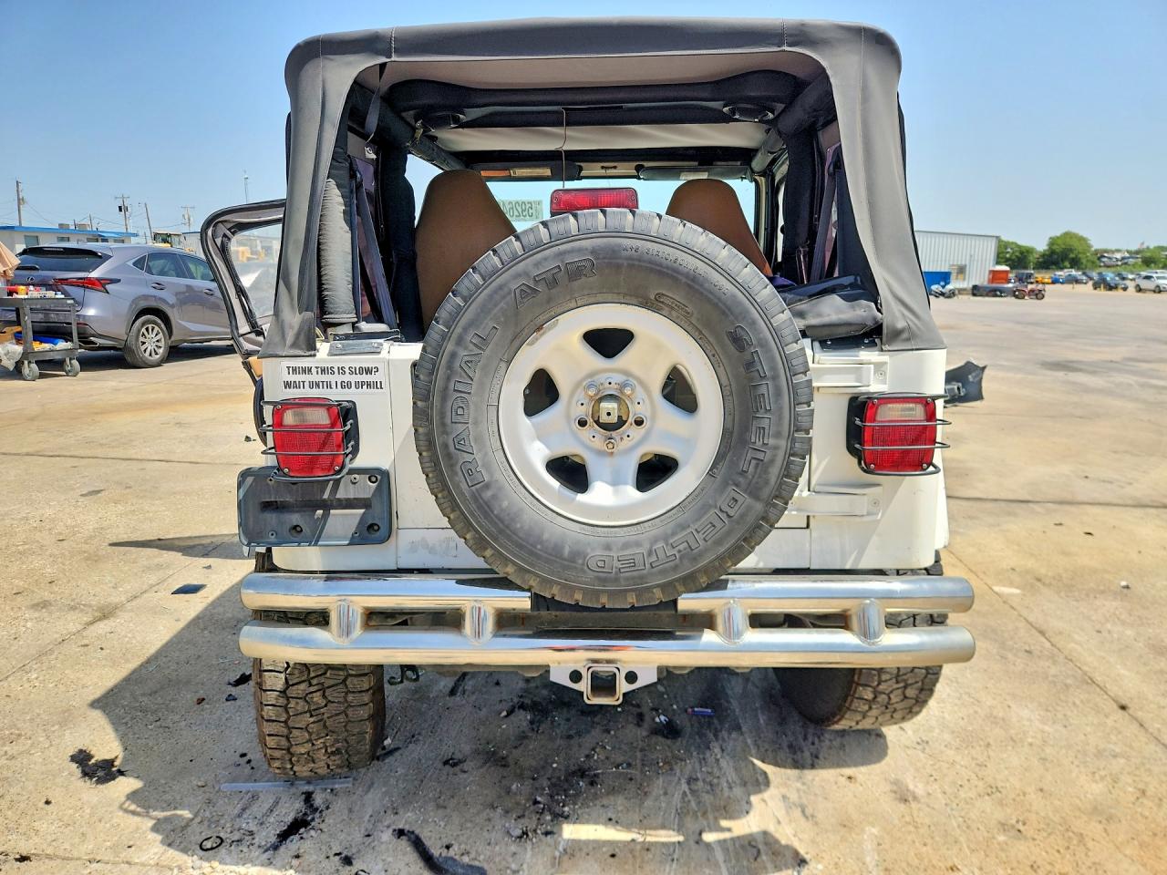 1997 Jeep Wrangler / Tj Se White vin: 1J4FY29P6VP440618