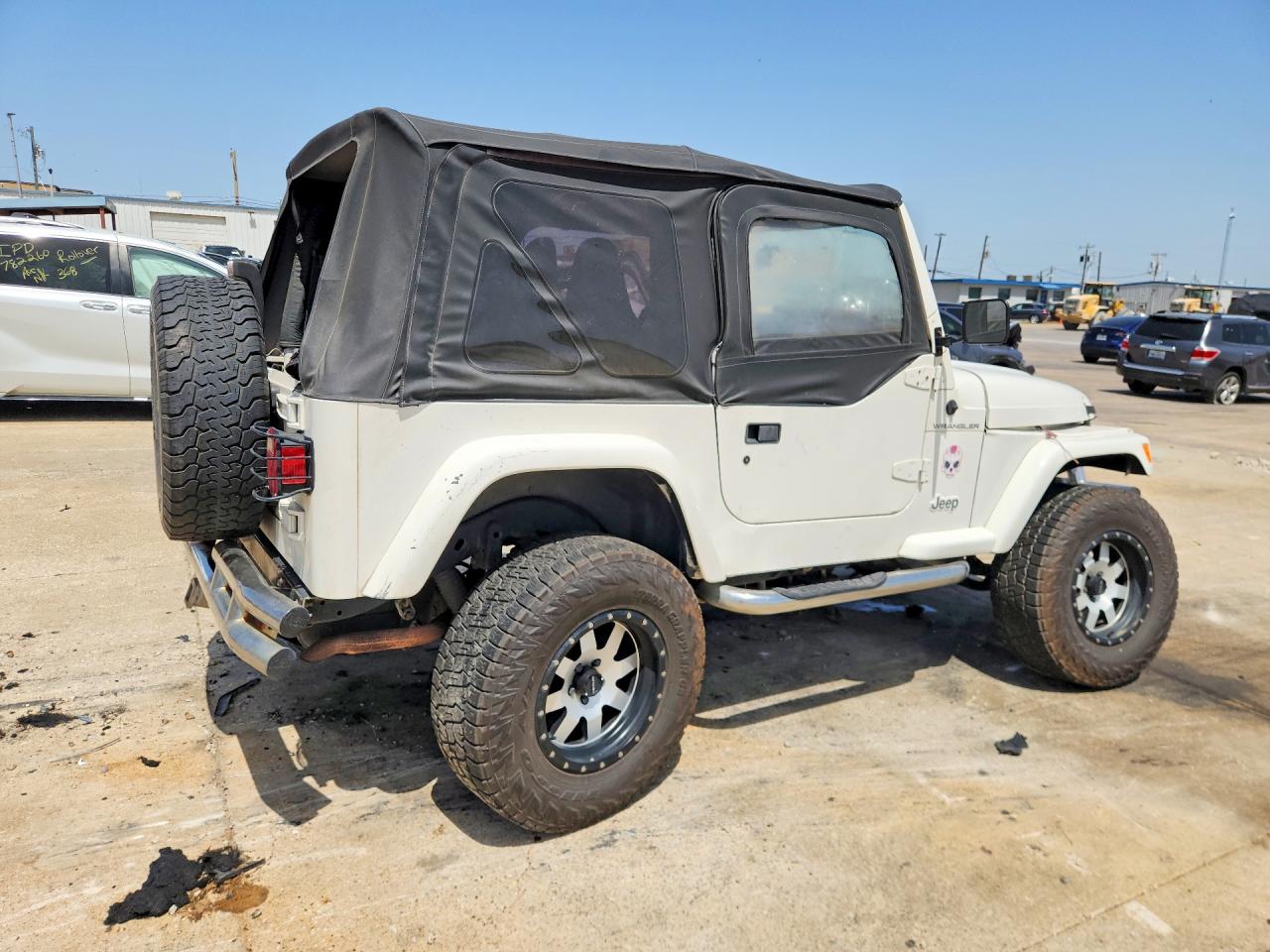 1997 Jeep Wrangler / Tj Se White vin: 1J4FY29P6VP440618