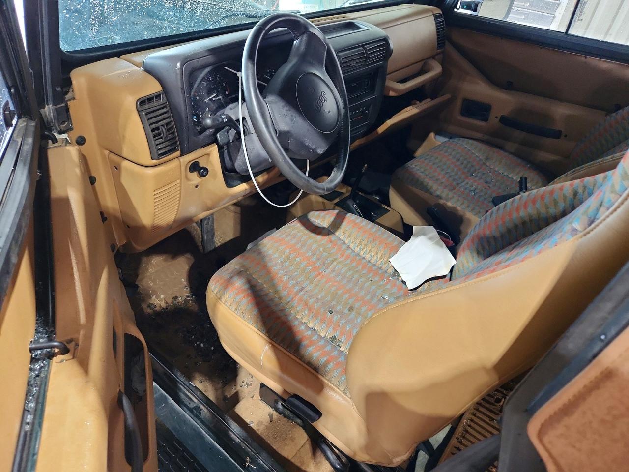 1997 Jeep Wrangler / Tj Se Green vin: 1J4FY29P6VP443180