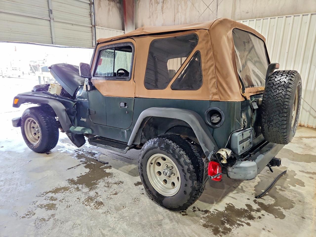 1997 Jeep Wrangler / Tj Se Green vin: 1J4FY29P6VP443180