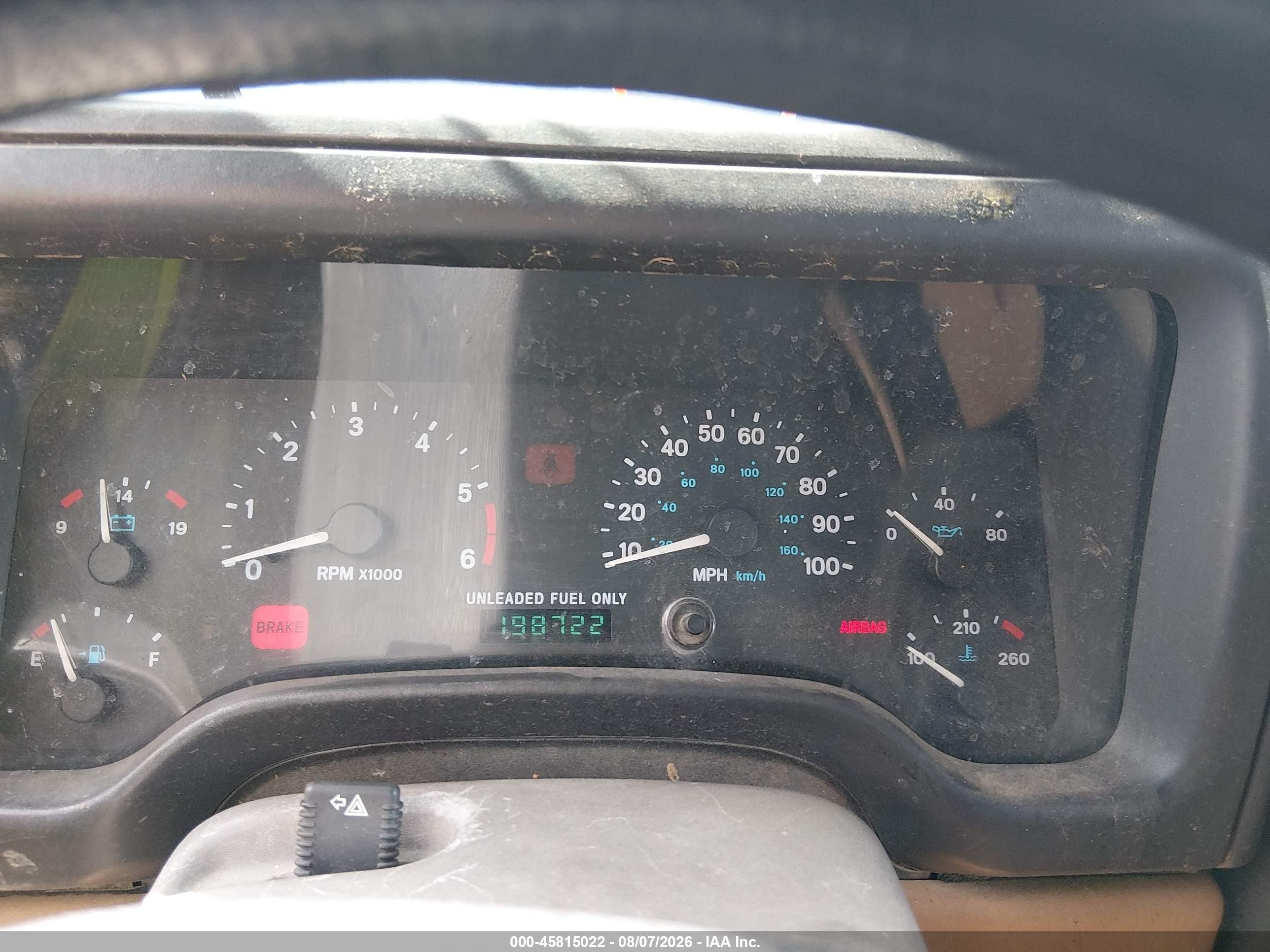 1997 Jeep Wrangler Se Blue vin: 1J4FY29P6VP453191
