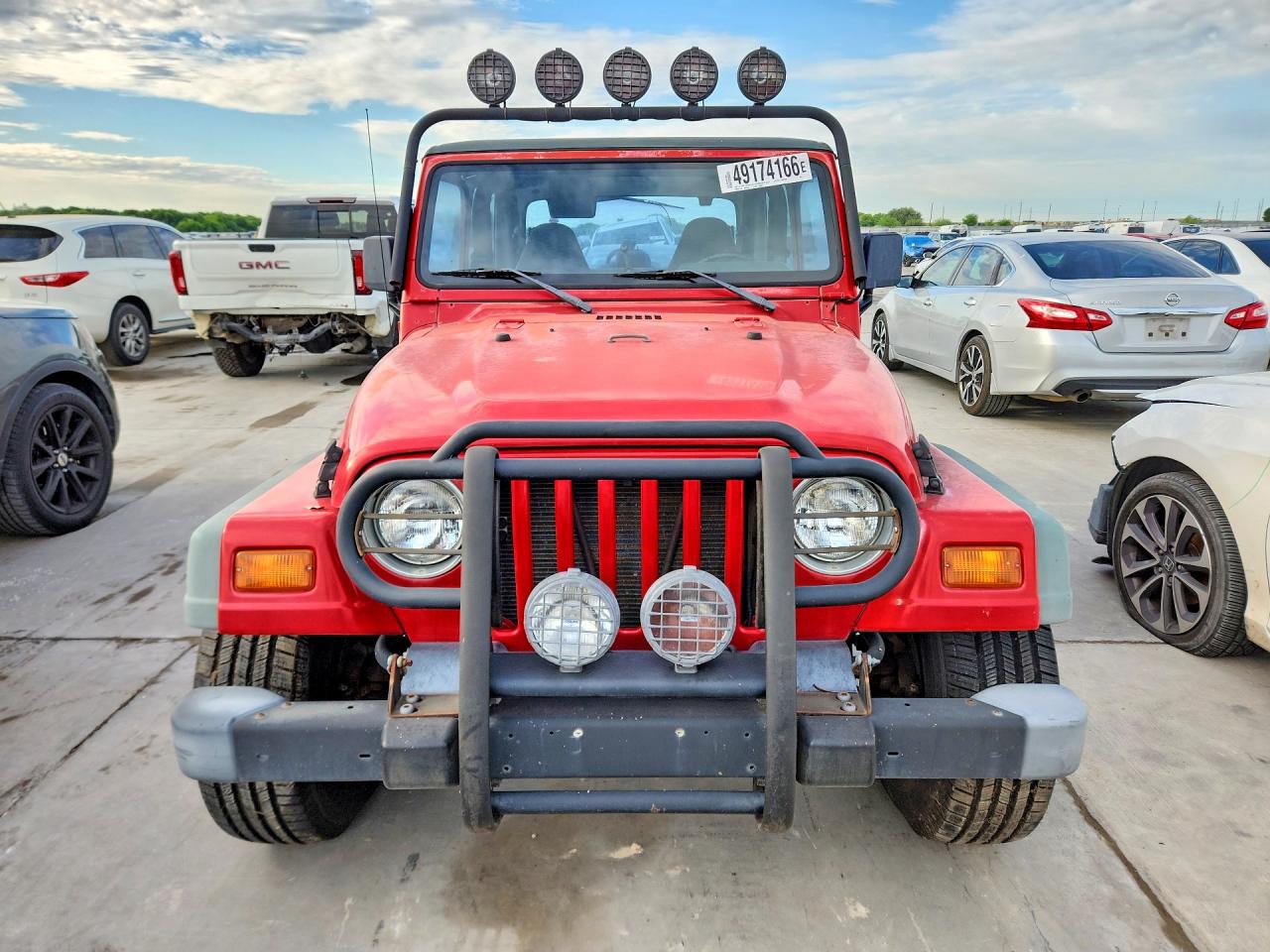 1998 Jeep Wrangler / Tj Se Red vin: 1J4FY29P6WP783107