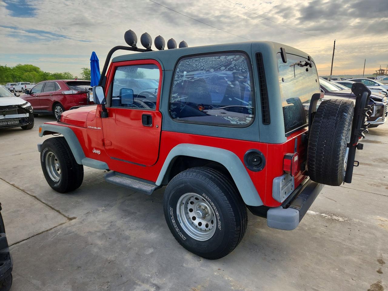 1998 Jeep Wrangler / Tj Se Red vin: 1J4FY29P6WP783107