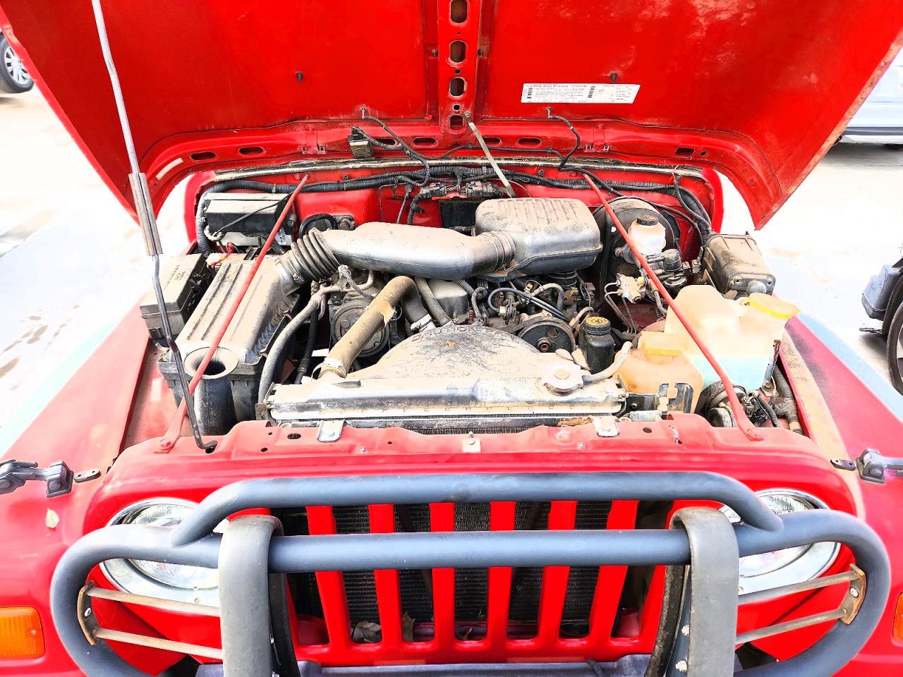 1998 Jeep Wrangler / Tj Se Red vin: 1J4FY29P6WP783107