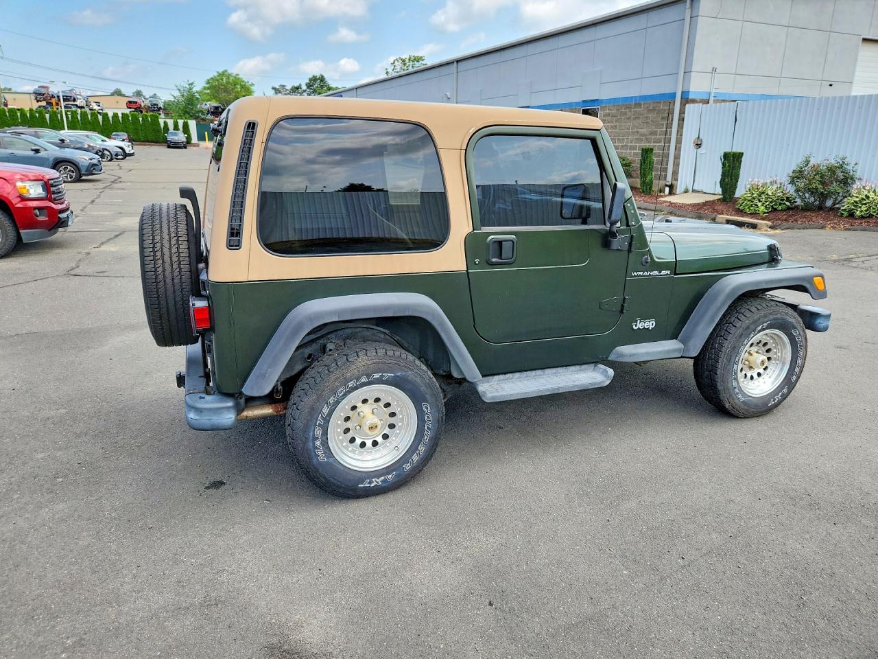 1998 Jeep Wrangler / Tj Se Зеленый vin: 1J4FY29P6WP793488