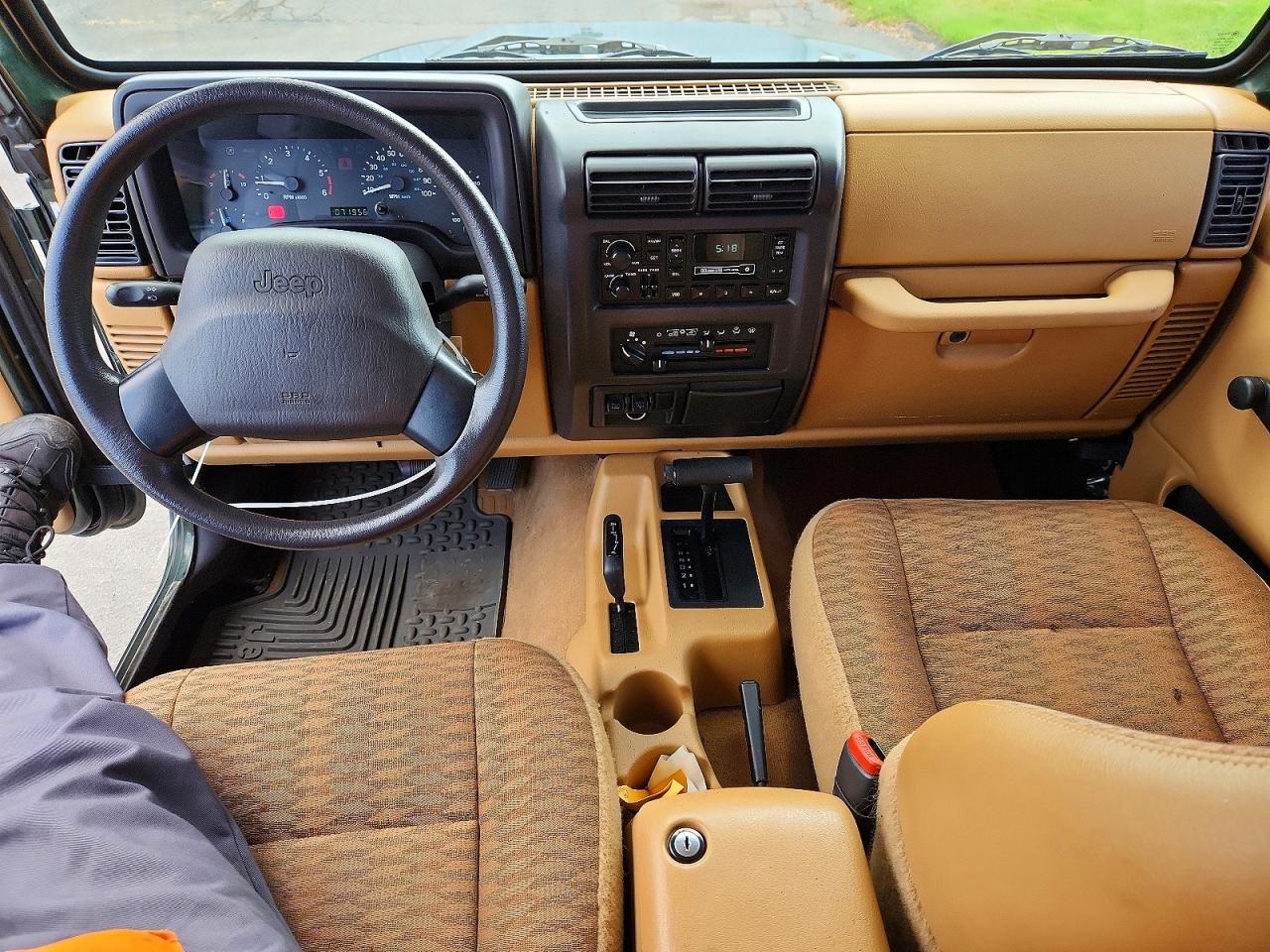 1998 Jeep Wrangler / Tj Se Зеленый vin: 1J4FY29P6WP793488