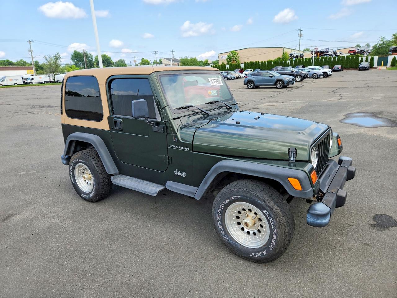 1998 Jeep Wrangler / Tj Se Зеленый vin: 1J4FY29P6WP793488