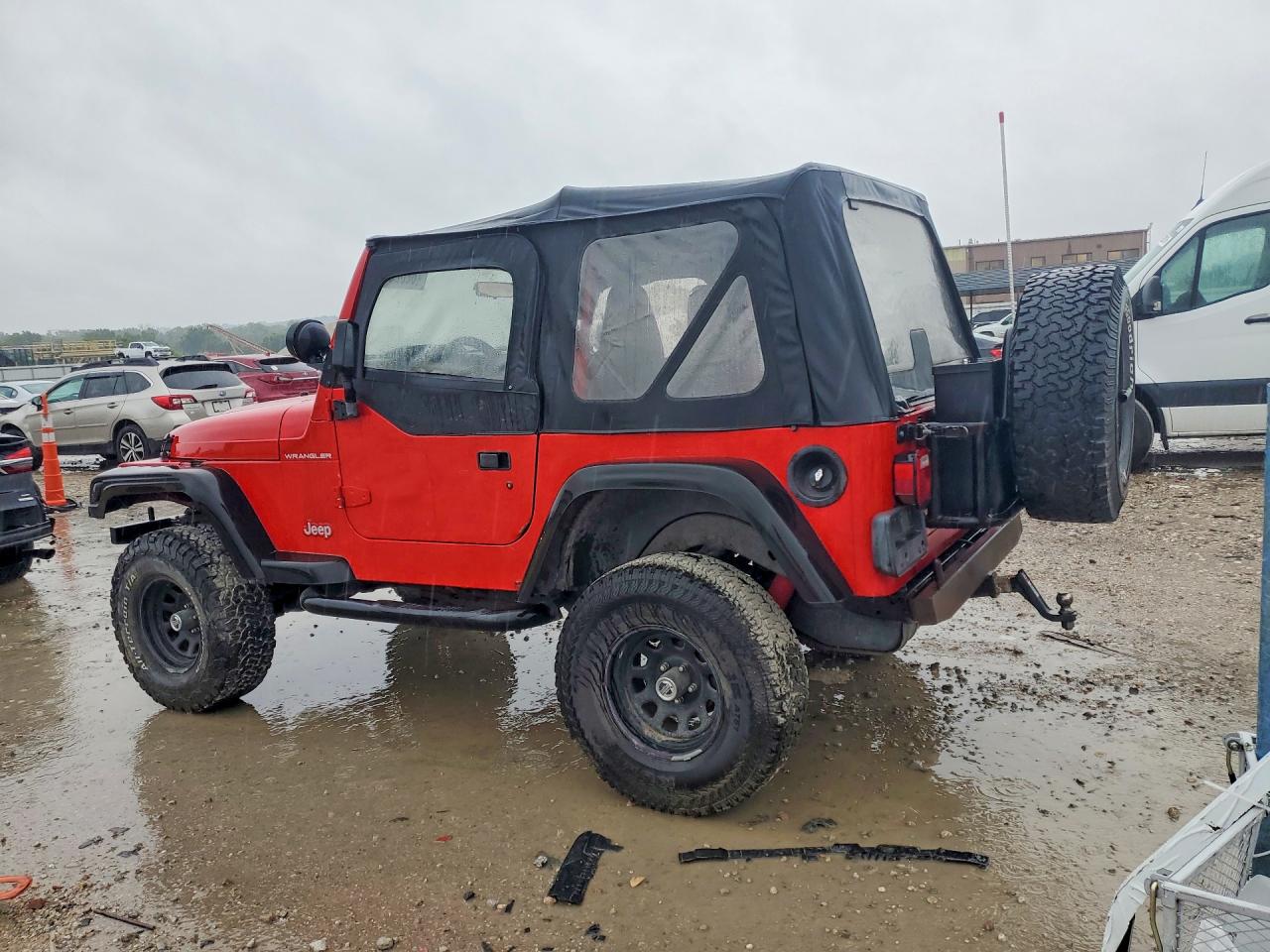 1997 Jeep Wrangler / Tj Se Red vin: 1J4FY29P7VP401830