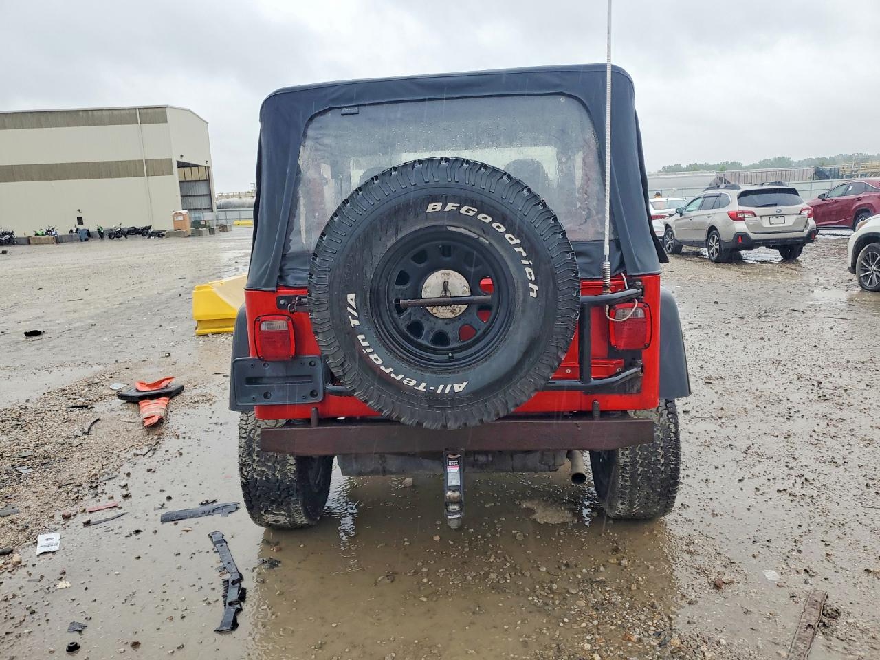 1997 Jeep Wrangler / Tj Se Red vin: 1J4FY29P7VP401830