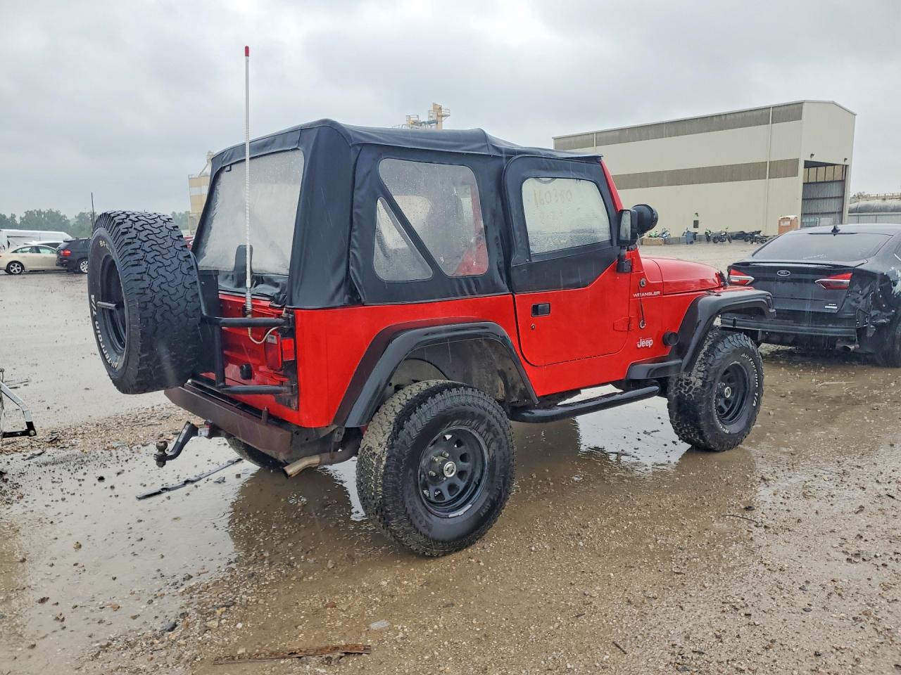 1997 Jeep Wrangler / Tj Se Red vin: 1J4FY29P7VP401830
